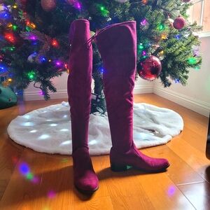 🍒EUC🍒 CHARLES DAVID OVER THE KNEE BOOTS